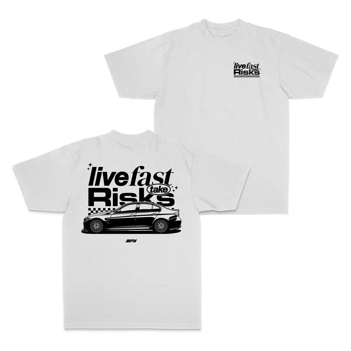 LIVE FAST F80 TEE- MOON DUST