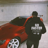 GO FASTER HOODIE - BLACK