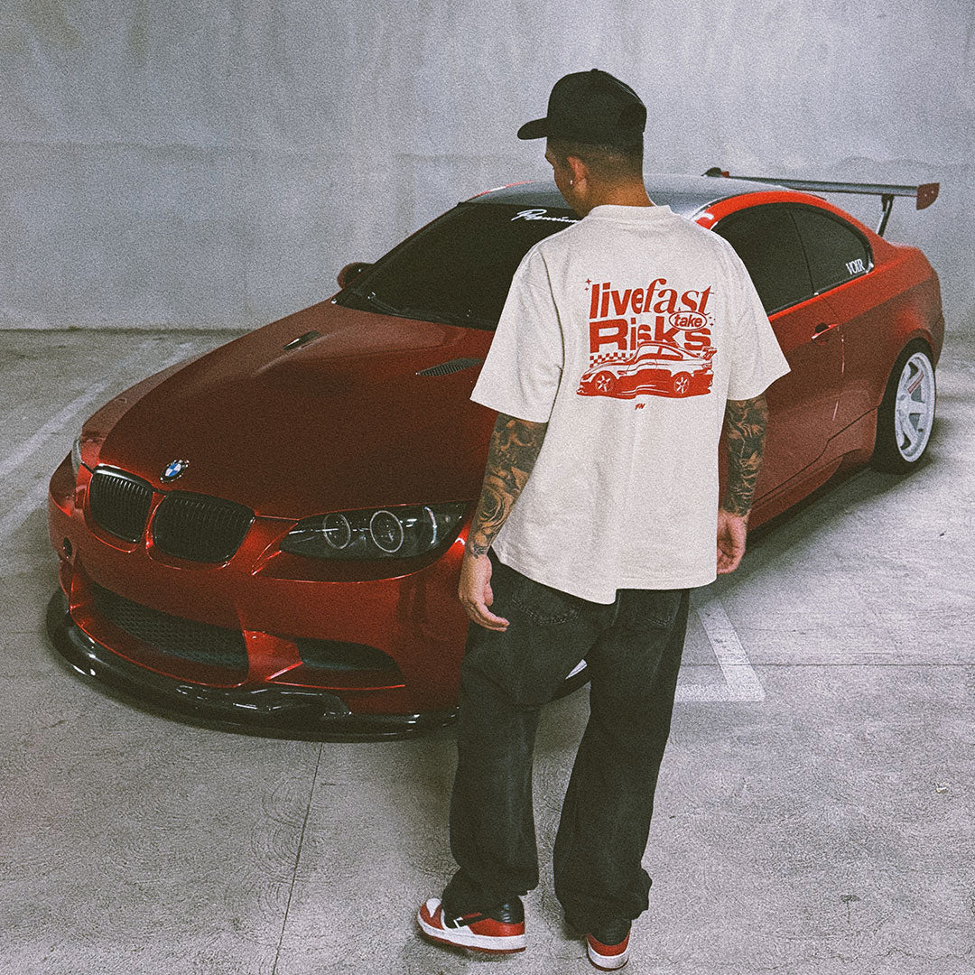 LIVE FAST M3 TEE- BONE
