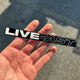 BLACK LIVE FAST STICKER