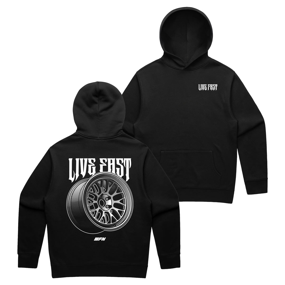 CS10R HOODIE- BLACK