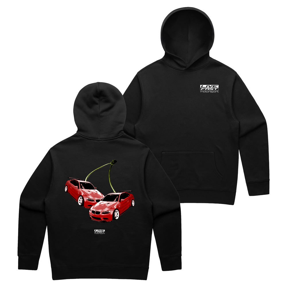 M3 CHERRY HOODIE- BLACK