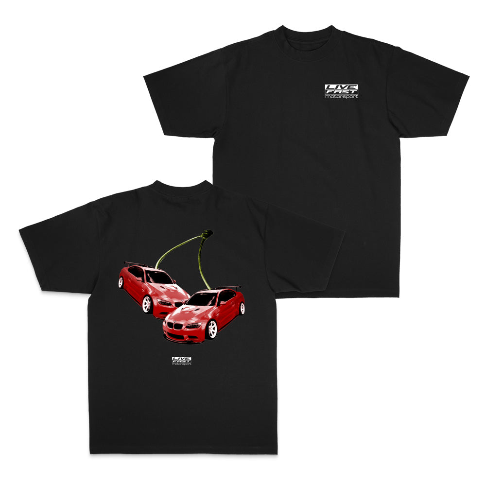 M3 CHERRY TEE- BLACK