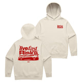 LIVE FAST M3 HOODIE- BONE