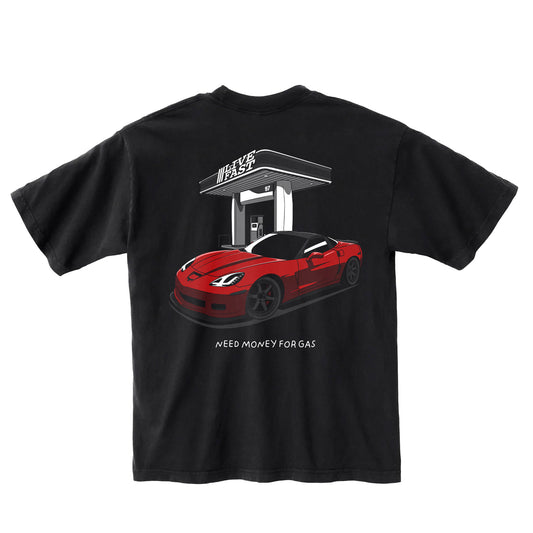 CORVETTE GAS STATION TEE